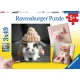 Ravensburger puzzel 3x49 stukjes 5+ Komische dierenportretten